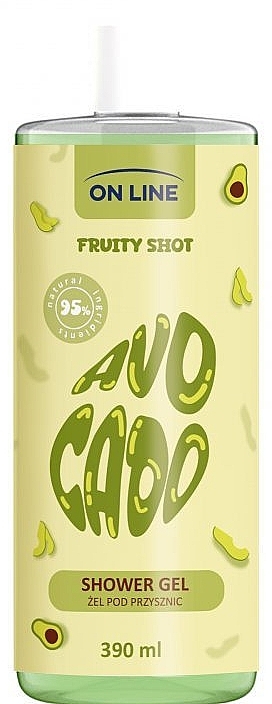 Avocado Shower Gel - On Line Fruity Shot Shower Gel — photo N1