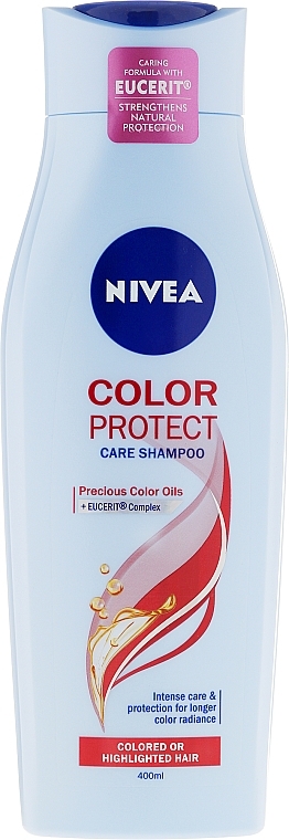 Shampoo "Color Preserving & Care" - NIVEA Color Protect + Eucerit Complex Care Shampoo — photo N1