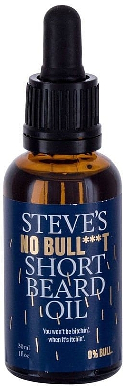 Short Beard Oil - Steve`s No Bull***t Beard Oil For Short Beard — photo N1
