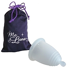 Fragrances, Perfumes, Cosmetics Menstrual Cup with Ball. M size, transparent - MeLuna Sport Menstrual Cup Ball