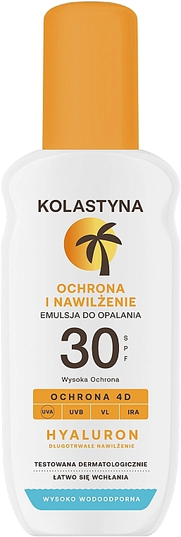 Tanning Emulsion Spray SPF 30 - Kolastyna — photo N1