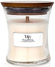 Scented Candle in Glass - WoodWick White Honey Candle — photo N1