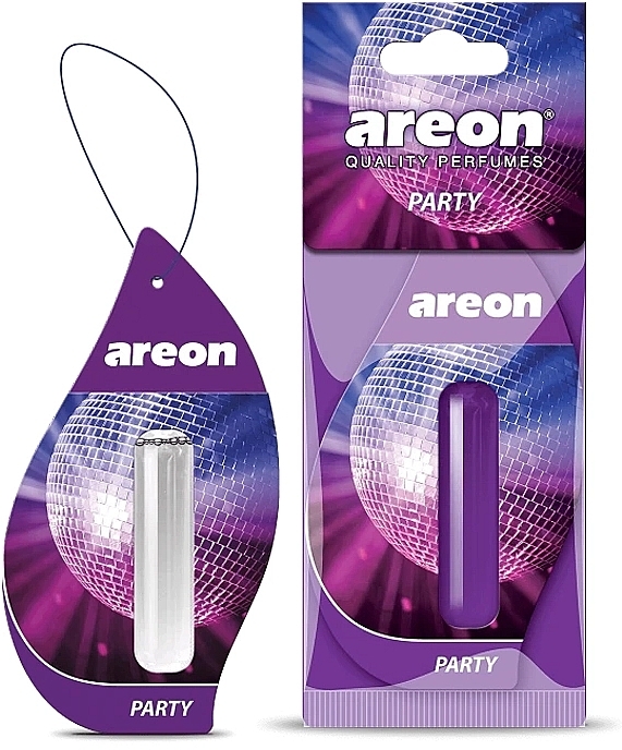 Party Car Air Freshener, capsule - Areon Mon Liquid Party — photo N1