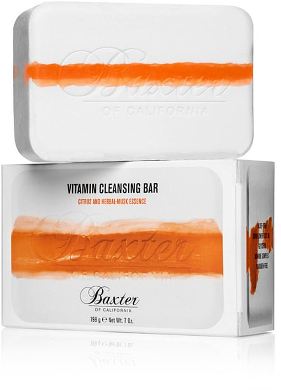 Soap - Baxter of California Vitamin Cleansing Bar Citrus & Herbal Musk — photo N9