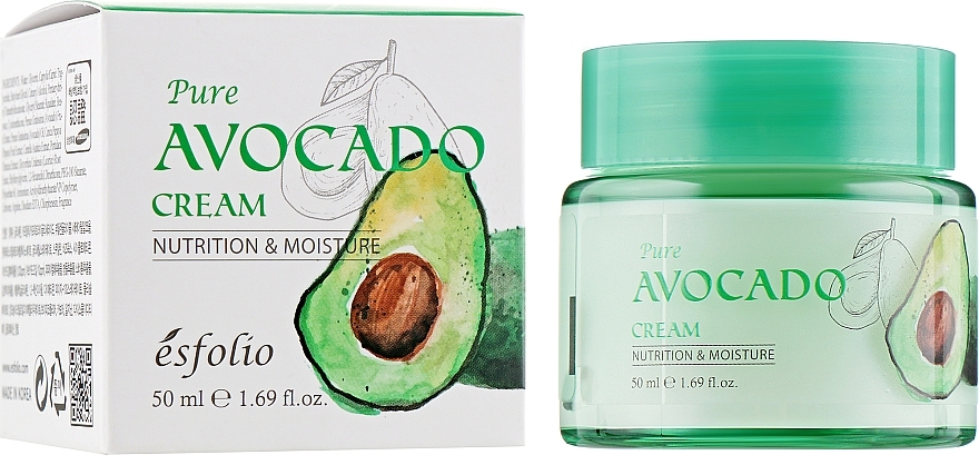 Pure Face Cream with Avocado Extract - Esfolio Pure Avocado Cream — photo N1