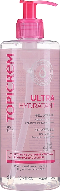 Ultra Hydrating Shower Gel - Topicrem Ultra-Moisturizing Shower Gel — photo N2