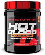 Pre-Workout Complex - Scitec Nutrition Hot Blood Hardcore Guarana — photo N1