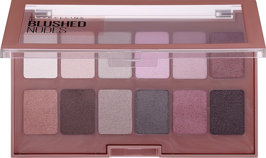 Eyeshadow Palette 12 Shades - Maybelline The Blushed Nude — photo N5