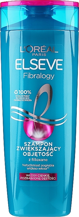 Shampoo "Fibrology" - L'Oreal Paris Elseve — photo N1