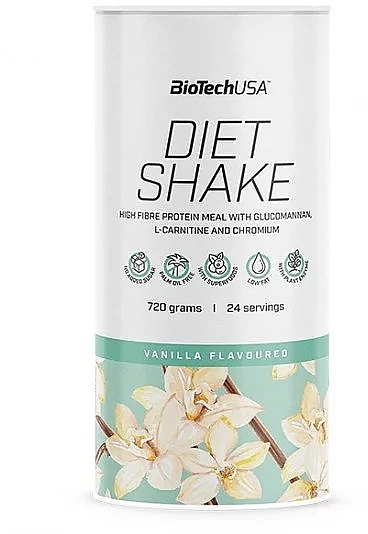 Protein Cocktail "Vanilla" - BioTechUSA Diet Shake Vanilla Hight Fiber Protein Meal — photo N6