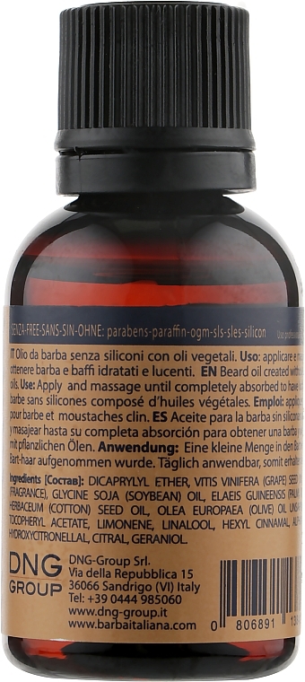 Beard Oil - Barba Italiana Romolo — photo N2