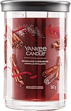 Fragrances, Perfumes, Cosmetics Scented Candle in Glass 'Sparkling Cinnamon', 2 wicks - Yankee Candle Sparkling Cinnamon