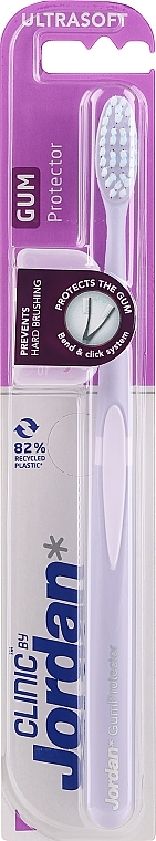 Toothbrush, ultra soft, purple - Jordan Clinic Gum Protector Ultra Soft Toothbrush — photo N1