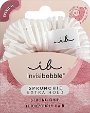 Hair Band - Invisibobble Sprunchie Extra Hold Pure White	 — photo N1