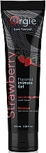Edible Water-Based Lubricant, strawberry - Orgie Lube Tube Flavored Intimate Gel Strawberry — photo N1