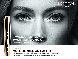 Lash Mascara - L'Oreal Paris Volume Million Lashes Extra-Black Mascara — photo N4