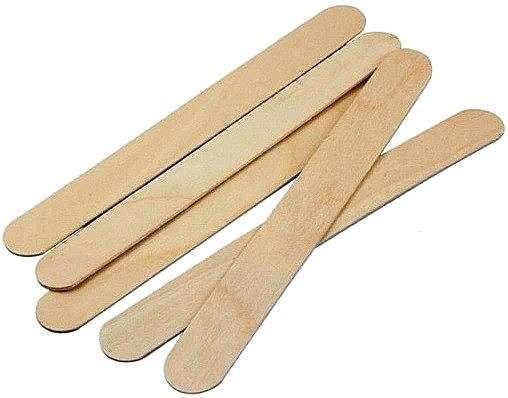 Wooden Wax Spatulas, 100 pcs - Lewer — photo N1