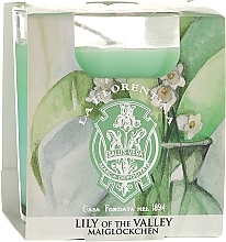 Fragrances, Perfumes, Cosmetics Scented Candle 'Lilly of the Valley' - La Florentina Lily Of The Valley Scented Candle 