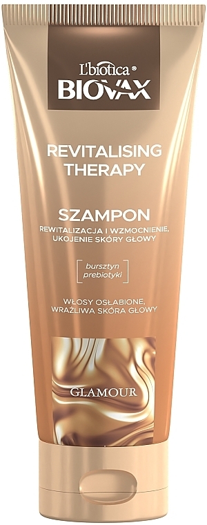 Shampoo - L'biotica Biovax Glamour Revitalising Therapy — photo N1