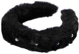 Fragrances, Perfumes, Cosmetics Faux Fur Headband, 27932, black - Top Choice