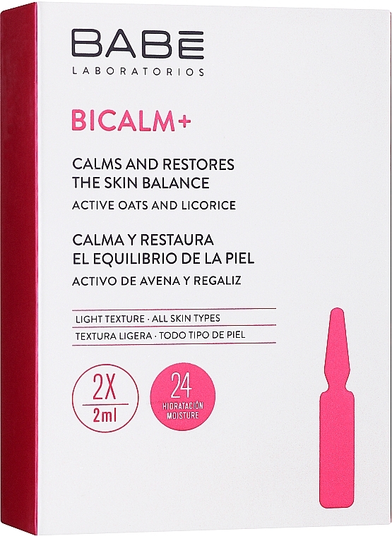 Anti-Couperose Ampoule Concentrate - Babe Laboratorios Bicalm+ Travel Size — photo N6