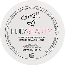 Fragrances, Perfumes, Cosmetics Makeup Remover Balm - Huda Beauty OMG Makeup Remover Balm