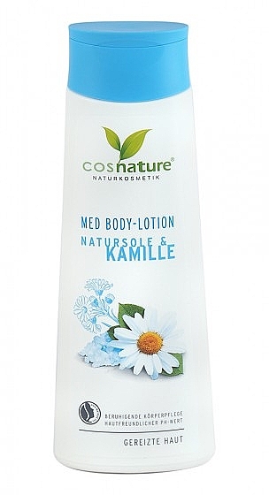 Body Lotion "Sea Salt & Chamomile" - Cosnature Med Body Lotion Natural Brine & Camomile — photo N1