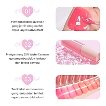 Lip Tint - Holika Holika Heart Crush Bare Glaze Tint — photo N12