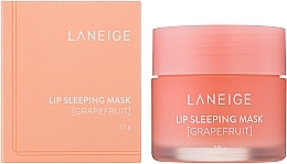 Night Lip Mask "Grapefruit" - Laneige Lip Sleeping Mask Grapefruit — photo N2
