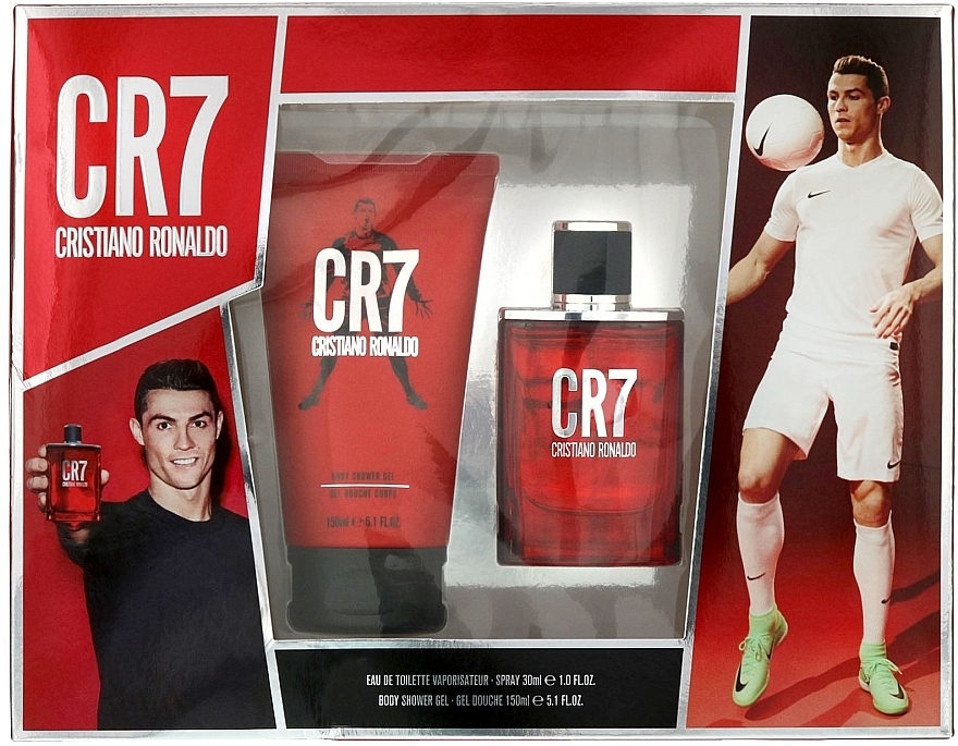 Cristiano Ronaldo CR7 - Set (edt/30ml + sh/gel/150ml) — photo N1