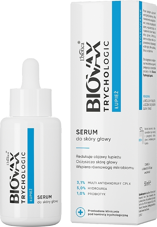 Anti-dandruff Scalp Serum - L'biotica Biovax Trichologic Serum — photo N2