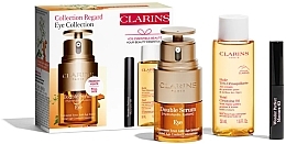 Set - Clarins Double Serum Eye Value Pack (eye/ser/20ml + mascara/3ml + oil/50ml) — photo N1