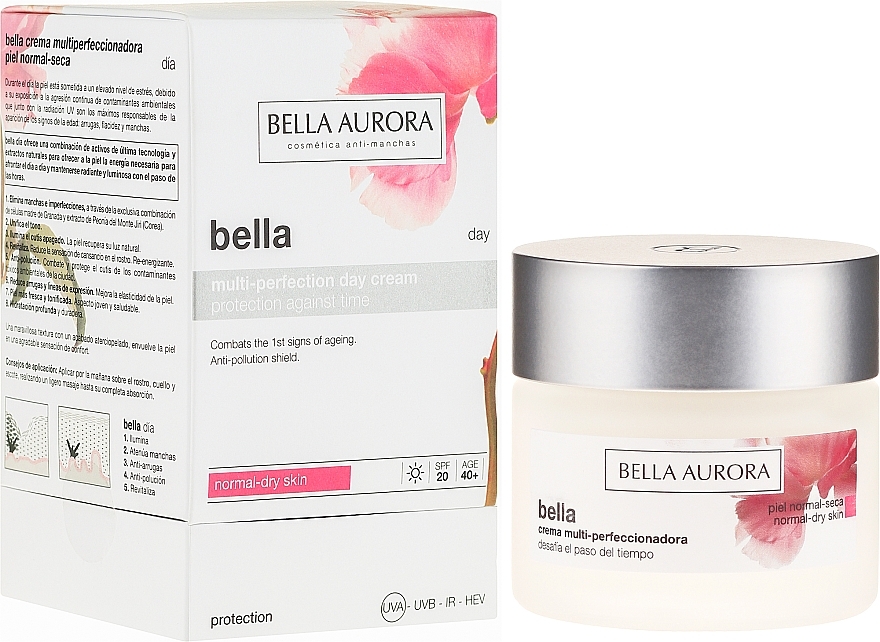 Cream for Dry and Normal Skin - Bella Aurora Multi-Perfection Day Cream Dry Skin — photo N6