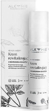 Repairing Face Cream with Acid Complex - Alkmie Snow White Re-New Moon — photo N1