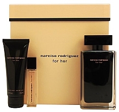 Fragrances, Perfumes, Cosmetics Narciso Rodriguez For Her - Set (edt/100ml + edt/10ml + b/lot/75ml)