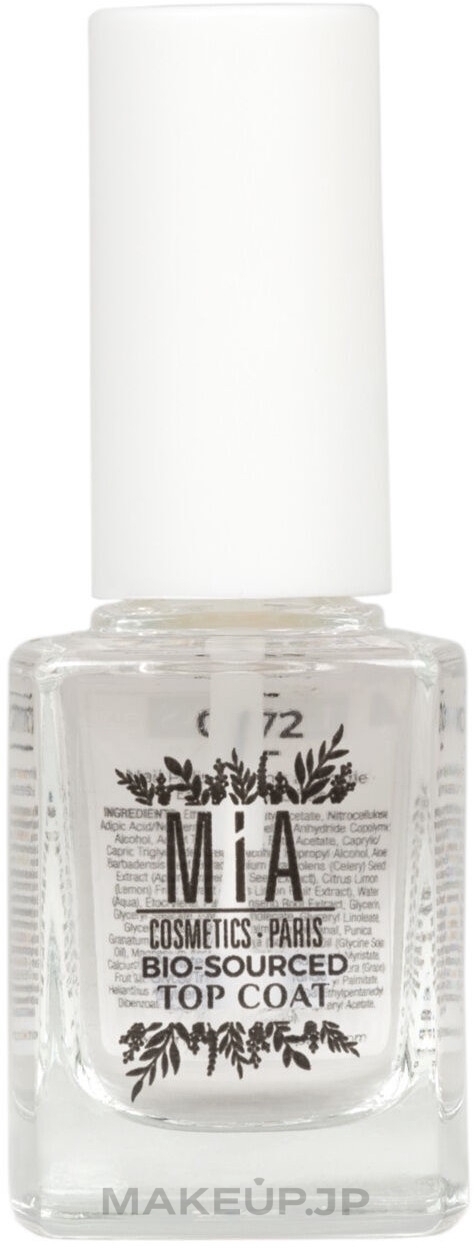 Top Coat - Mia Cosmetics Paris Bio Sourced Top Coat — photo 11 ml