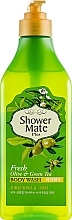 Olive & Green Tea Shower Gel - KeraSys Shower Mate Body Wash Fresh Olive & Green Tea — photo N13