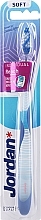 Fragrances, Perfumes, Cosmetics Soft Toothbrush, blue, stripes - Jordan Individual Reach Soft