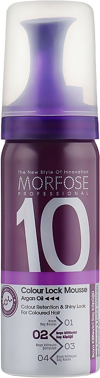 Hair Mousse - Morfose 10 Colour Lock Mousse — photo N1