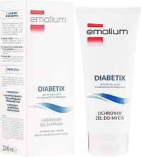 Fragrances, Perfumes, Cosmetics Shower Gel - Emolium Diabetix Protective Cleansing Gel for Diabetics 