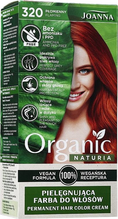 Cream Color - Joanna Naturia Organic Permanent Hair Color Cream — photo N1