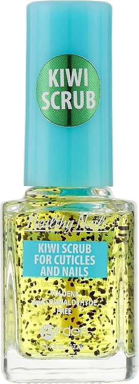 Cuticle & Nail Scrub "Kiwi" #171 - Jerden Healthy Nails Kiwi Scrub For Cuticles And Nails — photo N1