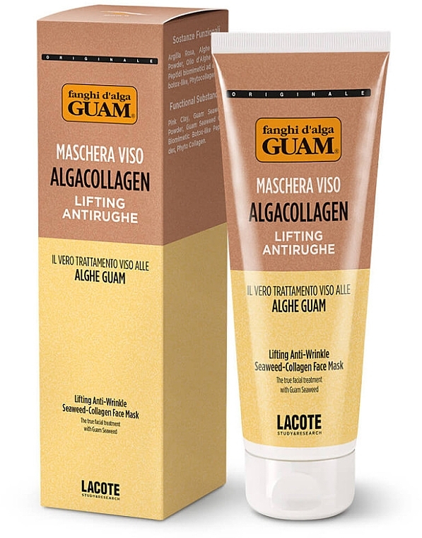 Anti-Aging Lifting Face Mask - Guam Algacollagen Lifting Anti-Wrinkle Seaweed-Collagen Face Mask — photo N1