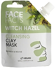 Fragrances, Perfumes, Cosmetics Clay Face Mask with Witch Hazel - Face Facts Witch Hazel Clay Face Mask