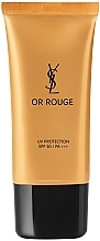 Fragrances, Perfumes, Cosmetics Face Cream - Yves Saint Laurent Or Rouge Cream Uv Base