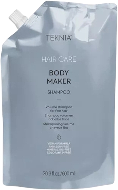 Volumizing Shampoo for Thin Hair - Lakme Teknia Body Maker Shampoo (doypack) — photo N1