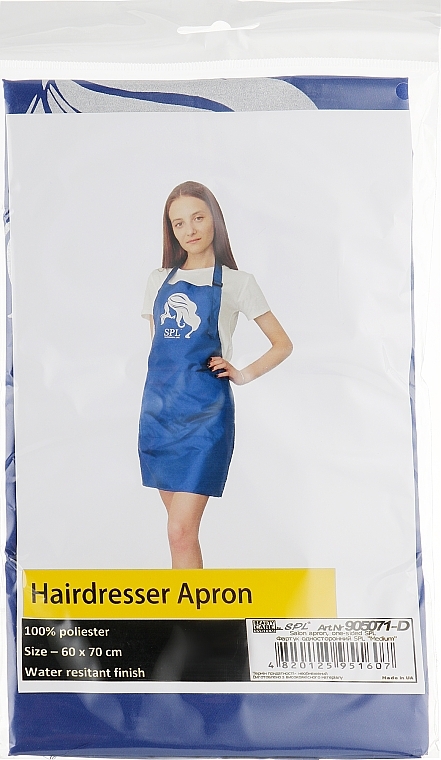 One-Sided apron "Medium", blue - SPL — photo N12