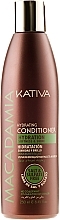 Moisturizing Conditioner for Normal & Damaged Hair - Kativa Macadamia Hydrating Conditioner — photo N1