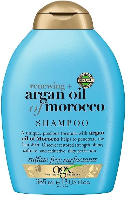 Argan Oil Hair Shampoo - OGX Argan Oil of Morocco Shampoo — photo N1