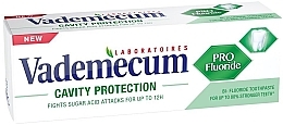 Fragrances, Perfumes, Cosmetics Toothpaste for Tooth Protection - Vademecum Pro Fluoride Cavity Protection Toothpaste